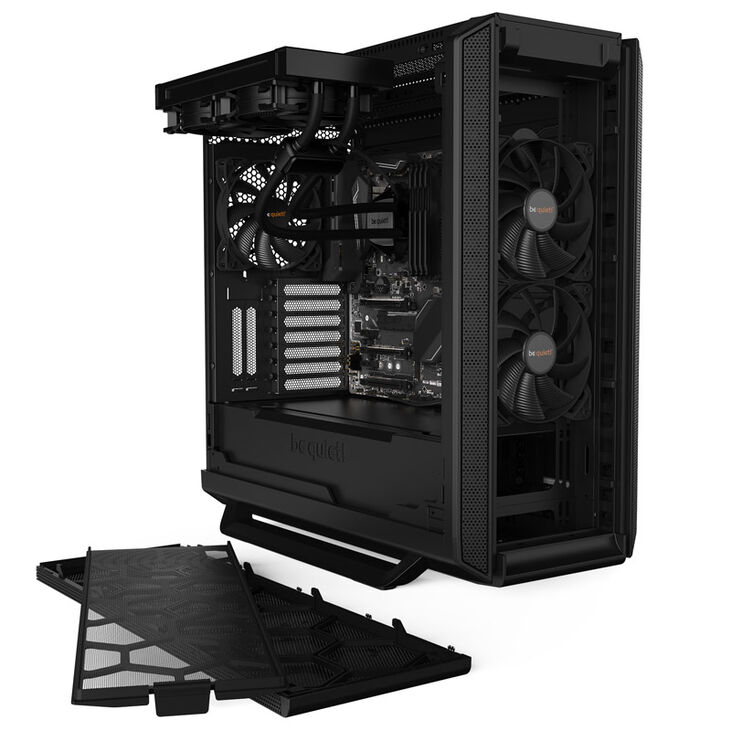 be quiet! Silent Base 802 Window Midi-Tower - Tempered Glass, schwarz image number 6