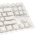 Ducky One 3 Aura White TKL Gaming Tastatur, RGB LED - MX-Red (US) image number null