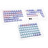 Ducky Macaron PBT Doubleshot Set - 133 Keycaps, ANSI-US-Layout, ANSI-US-Layout image number null