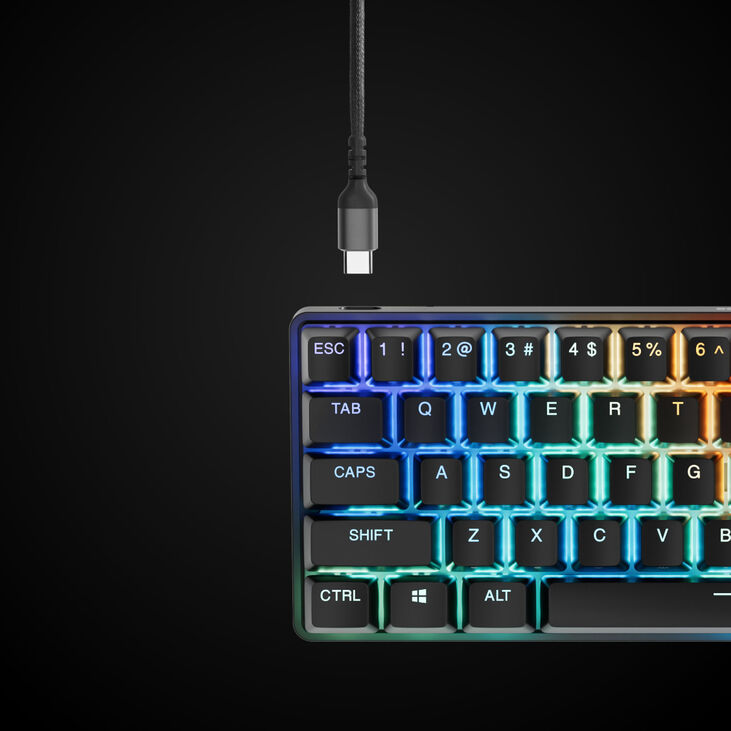 SteelSeries Apex Pro Mini Gen 3 Gaming-Tastatur, OmniPoint 3.0 Switches, RGB - ISO (DE) image number 6