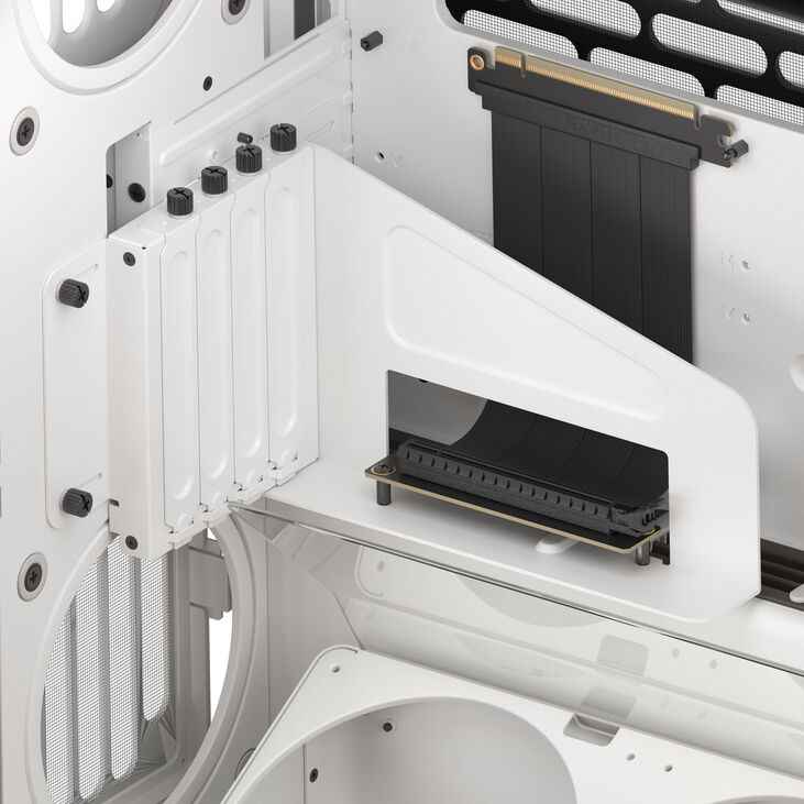 HAVN HS 420 VGPU PC-Gehäuse, Midi-Tower, E-ATX, Tempered Glass, PCIe 5.0 Riser Kabel - weiß image number 8