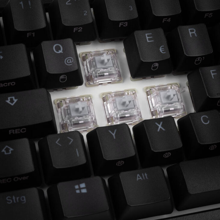 Ducky One 2 SF Gaming Keyboard, MX-Speed-Silver, RGB LED - black image number 6