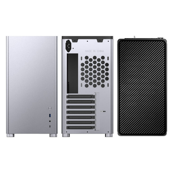 Jonsbo D40 ATX Gehäuse, Tempered Glass - silber image number 5