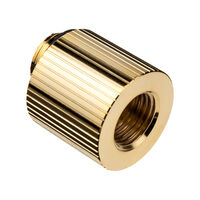 EK Water Blocks EK-Quantum Torque G1/4 Zoll Verl&auml;ngerung Offset MF 3 - gold
