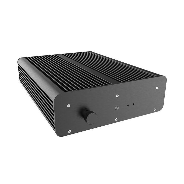 Akasa Pascal TX Plus Thin-mini-ITX-Gehäuse für Intel, IP65-Geschützt, Fanless - schwarz image number 2