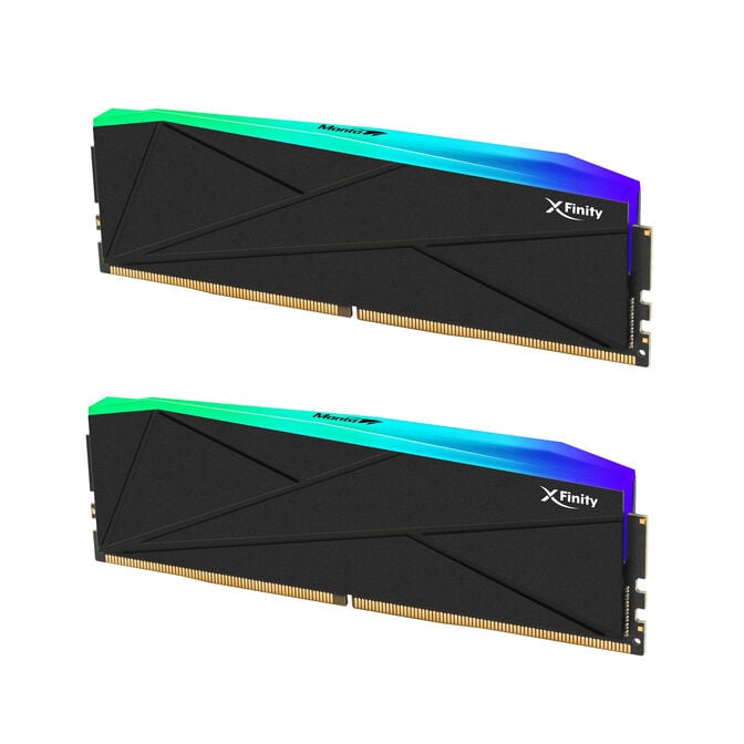 V-Color Manta XFinity RGB DDR5-6000 RAM, CL30, XMP/EXPO - 64 GB Dual-Kit, schwarz image number 1