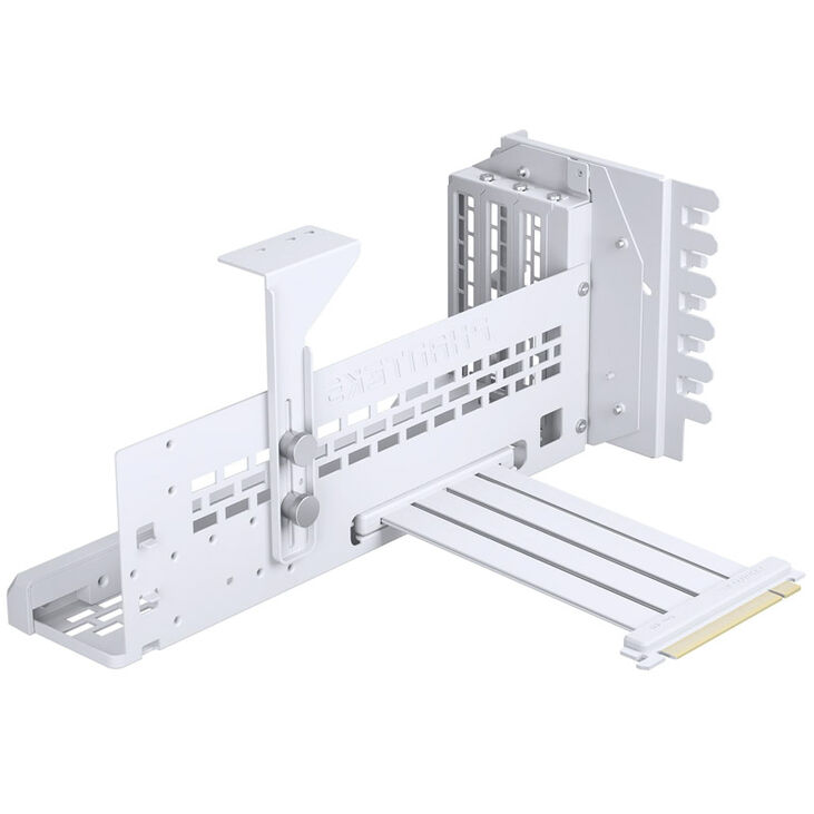 Phanteks Premium Vertical GPU Bracket + PCIe 4.0 x16 Riser Cable, DRGB - 220 mm, white image number 2