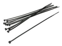 Cable tie set 10 pieces 250mm - black