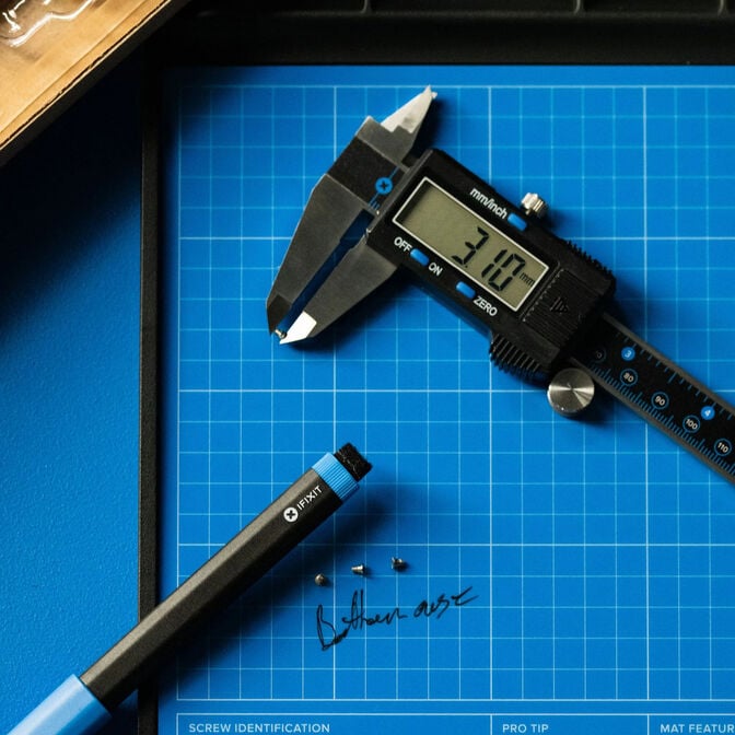 iFixit Digital Caliper, 0.01 mm to 150 mm - black, blue image number 1