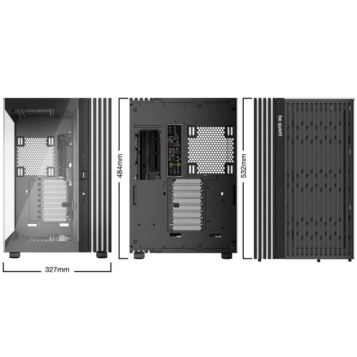 be quiet! Light Base 900 DX PC Case, Full Tower, Tempered Glass, ARGB - Black image number 7