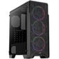 Aerocool Ore Saturn FRGB Midi-Tower, Tempered Glass - schwarz