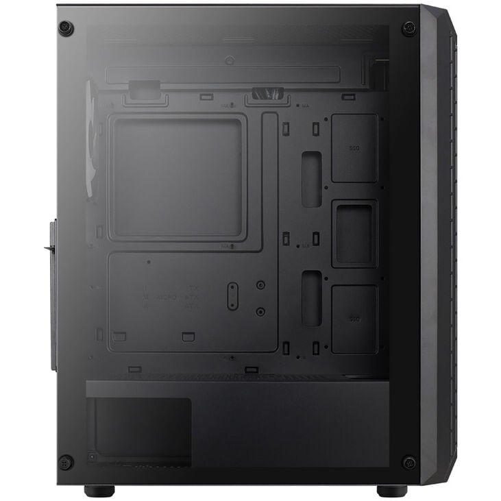 Aerocool Beam-G-BK-v2 Midi-Tower, Tempered Glass - schwarz image number 9