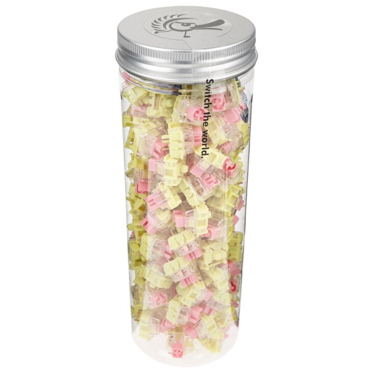 Ducky TTC Gold Pink Switch, mechanical, 3-Pin, linear, MX-Stem, 37g - 110 pieces image number 2