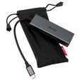Akasa USB 3.2 Gen1 Type-C 3-in-1 Card Reader - silver image number null