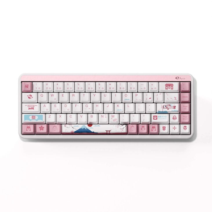 AKKO JIN 01 Tokio Gaming Keyboard - 65%, Rosewood Switches, ANSI image number 2