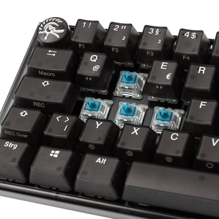 Ducky One 3 Aura Black Mini Gaming Tastatur, RGB LED - MX-Blue image number 4