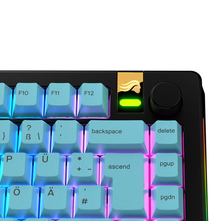 Glorious GPBT Gradient Keycaps, ISO Layout (DE), PBT, Dye-Sub - Ocean image number 3