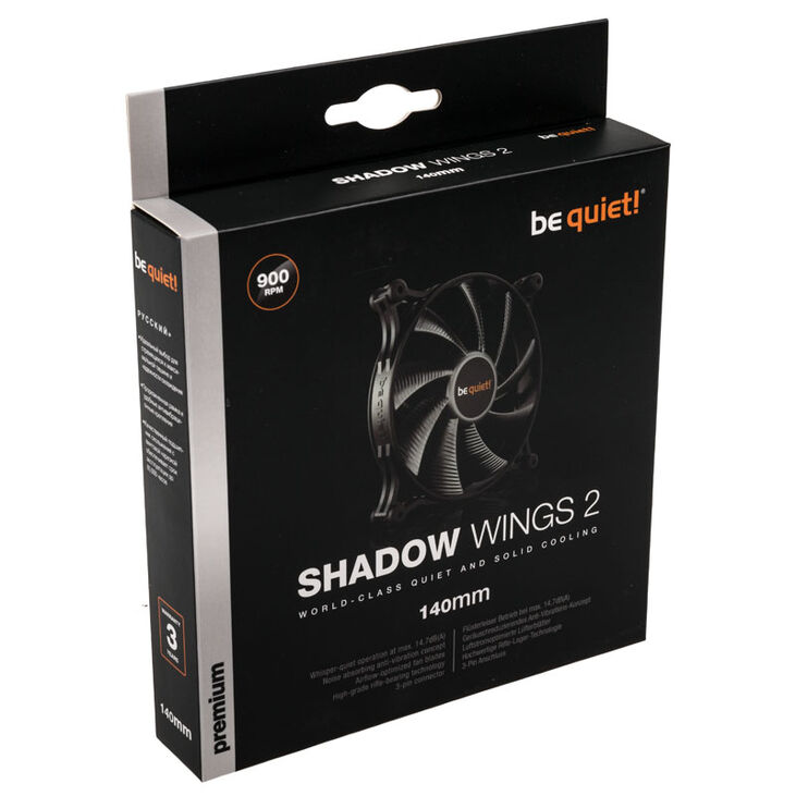be quiet! Shadow Wings 2 fan - 140mm, black image number 5