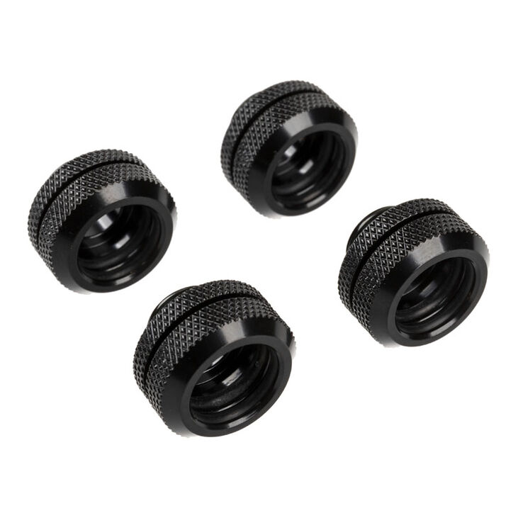 Corsair Hydro X Series XF Hardline fitting straight G1/4 inch BSPP to 14mm OD hard tube - 4 pack, sc image number 0
