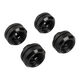 Corsair Hydro X Series XF Hardline fitting straight G1/4 inch BSPP to 14mm OD hard tube - 4 pack, sc