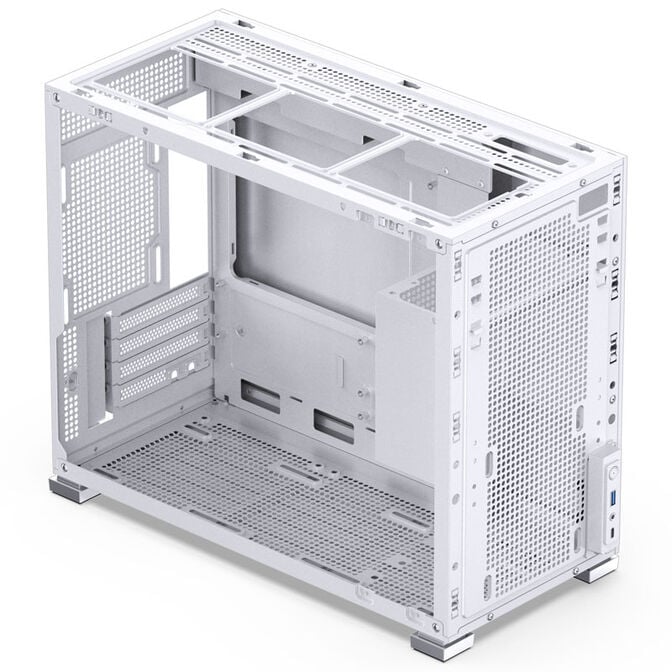 Jonsbo D31 MESH Screen Micro-ATX Geh&auml;use, Tempered Glass - wei&szlig; image number 7