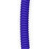 Glorious GMMK Coiled Cable Cobalt Blue, Spiral Keyboard Cable, USB-C/USB-A - Dark Blue/Black image number null