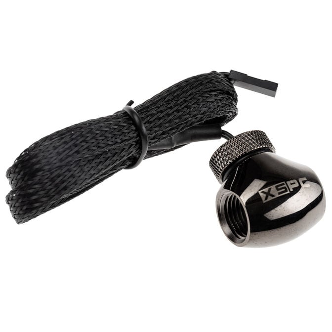 XSPC G1/4" Inline 10k Sensor - black chrome image number 1