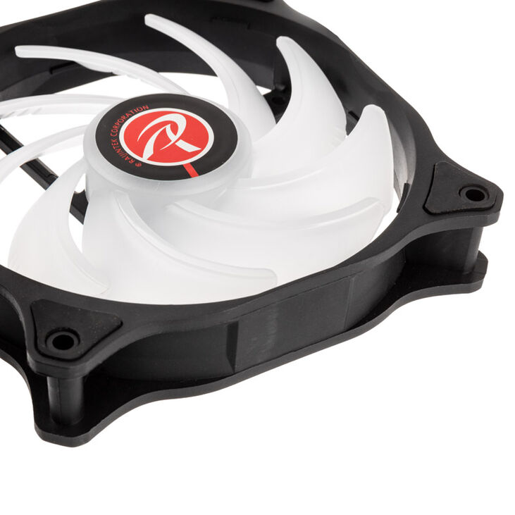 Raijintek EOS 12 RBW ADD Lüfter, 2er-Set inkl. Controller - schwarz, 120mm image number 4