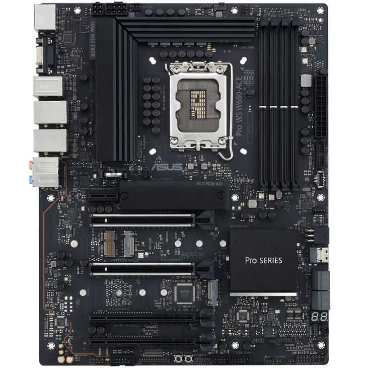 ASUS PRO WS W680-ACE, Intel W680 motherboard, Socket 1700, DDR5 image number 2