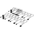 Corsair Premium Sleeved DC Cable Pro Kit, f&uuml;r Typ-5-Netzteil - wei&szlig; image number null