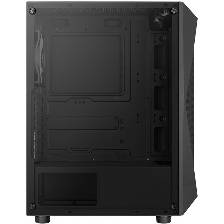 Aerocool Falcon V2 Mid-Tower, Tempered Glass - black image number 9