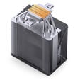 Jonsbo CA40 CPU Cooler PWM, RGB - black image number null