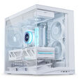 Lian Li O11 Dynamic Mini V2 Flow PC Case, Mini Case, ATX, Tempered Glass - including 5x 120mm fans, white image number null