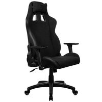 Arozzi Avanti Gaming Chair, Soft Fabric - Black