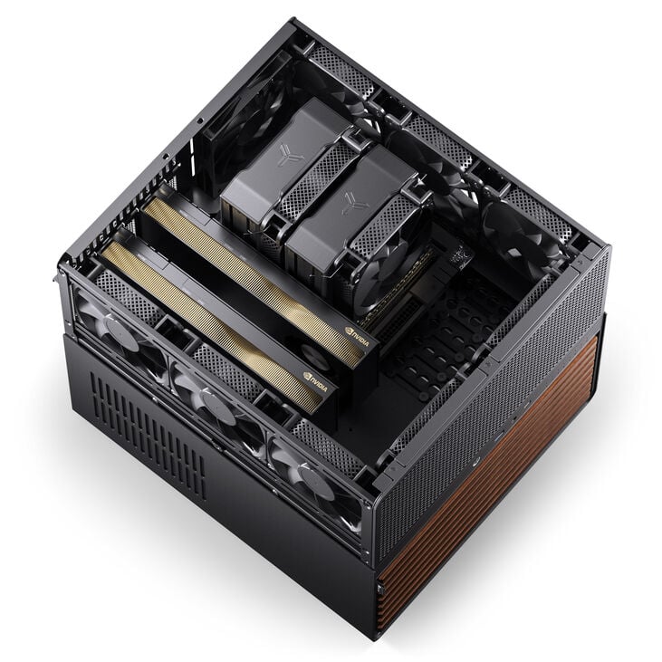 Jonsbo N5 NAS case, E-ATX - black image number 10