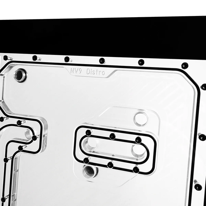 Stealkey Customs Phanteks NV9 x Stealkey Distroplate, D-RGB- schwarz image number 2