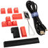 Ducky Shine 7 PBT Gaming Keyboard, MX-Red, RGB LED - blackout image number null