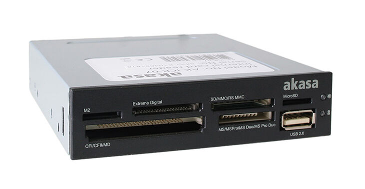 Akasa AK-ICR-07 Internal 6-Port Card Reader 3,5 - black image number 0