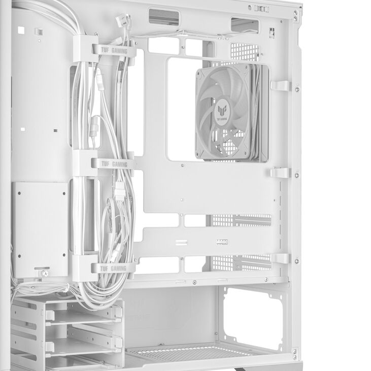 ASUS TUF Gaming GT302 TG ARGB Gehäuse - weiß image number 8