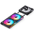 Jonsbo ZK-120B RGB PWM Fan, 120mm, 3-Pack - black image number null