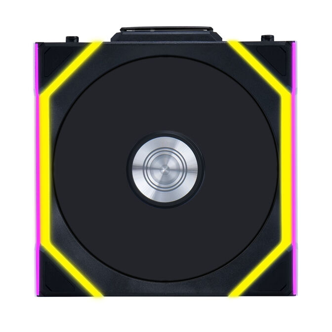 Lian Li UNI FAN SL Wireless ARGB PWM Fan, 3-Pack incl. Controller - Reverse Blade, 120 mm, black image number 3