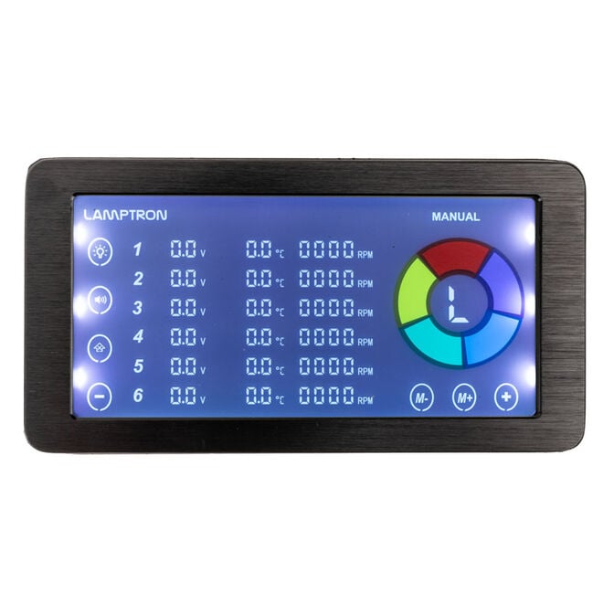 Lamptron RF625 L&uuml;fter- und ARGB-Controller, schwarz image number 1