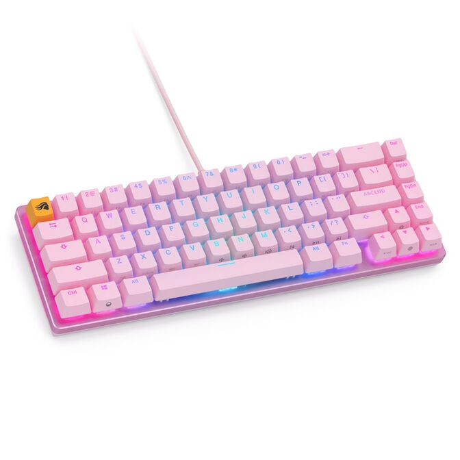 Glorious GMMK 2 Compact Tastatur - Fox Switches, ANSI-Layout, pink image number 0