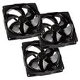 Noiseblocker NB-eLoop Fan B12-PS Black Edition - 120mm PWM, 3 pieces image number null