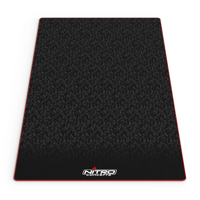 Nitro Concepts Floor Mat Bodenmatte für Sim-Racing-Rigs, 150 x 75 cm, rutschfest - schwarz