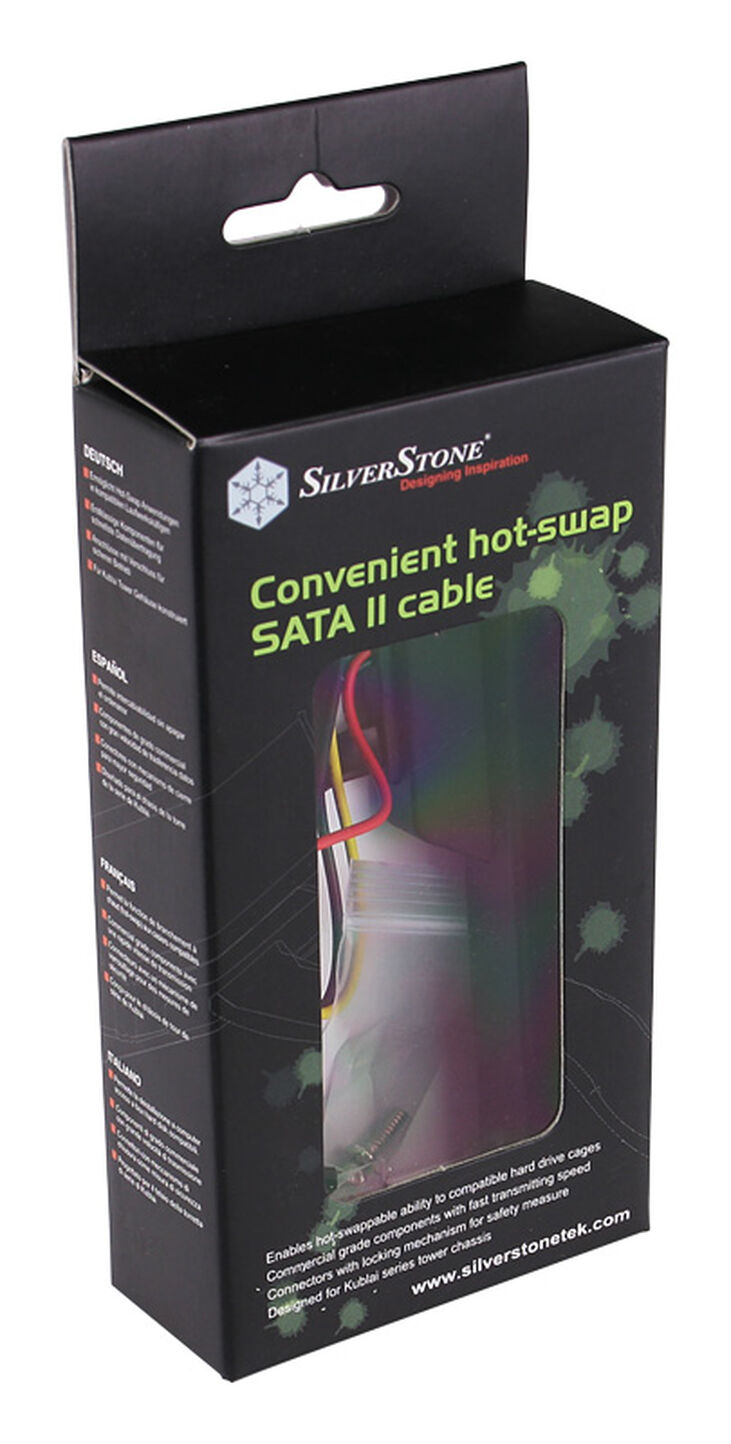SilverStone SST-CP05 Hot-Swap SATA II Modul mit Kabel image number 2