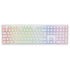 Ducky Zero 6108 Pure White Kabellose Gaming Tastatur, RGB - Cherry MX2A Blue, ISO (DE) image number null