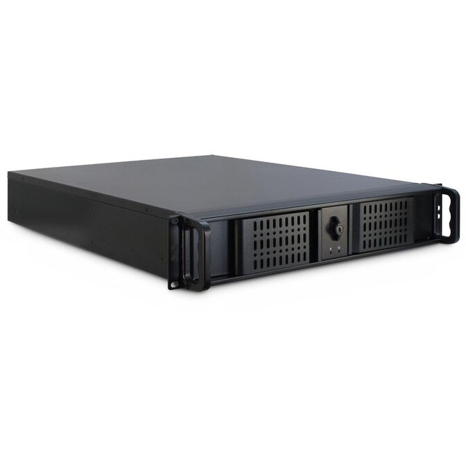 Inter-Tech IPC 2U-2098-SL, 19" Rack Servergeh&auml;use - schwarz image number 0