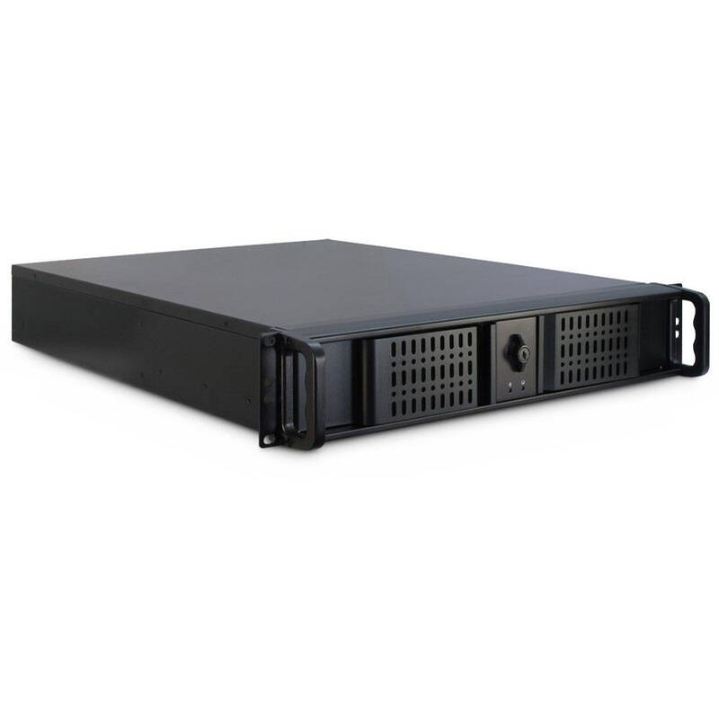 INTER-TECH IPC 2U-2098-SL Gehäuse mit integriertem Luftfilter