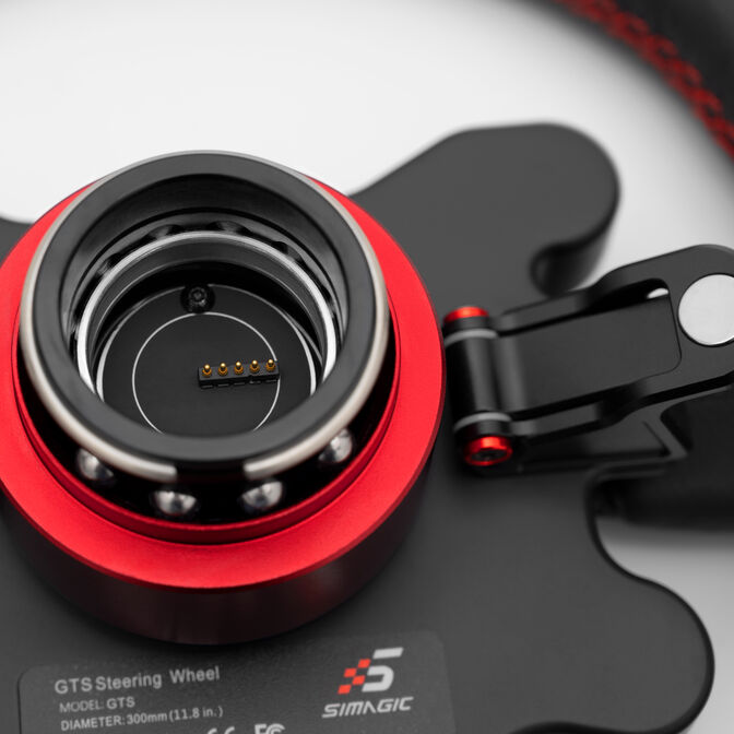Simagic GTS Steering Wheel with Quick Release - Leather, 30 cm image number 12